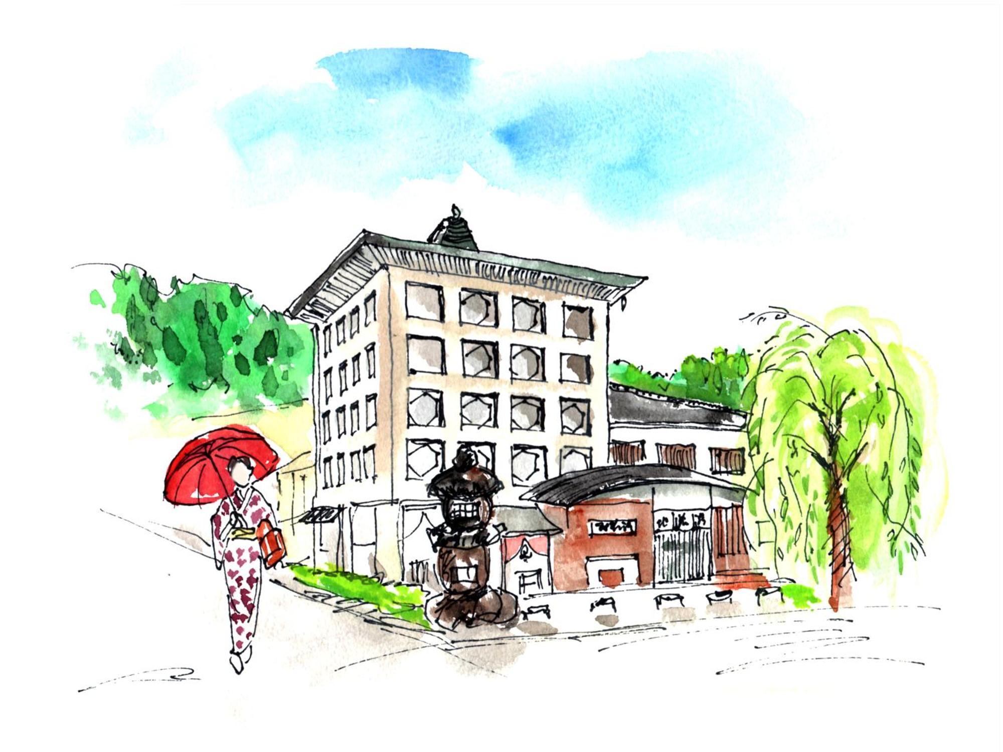 Akaishiya 城崎温泉旅館 赤石屋 Тойока Екстериор снимка